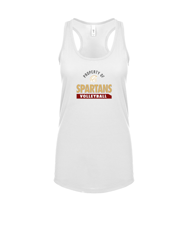 Somerset College Prep Volleyball VB Property - Womens Tank Top