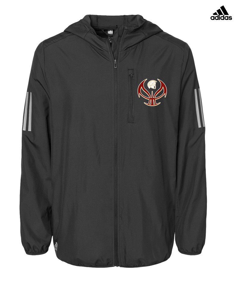 Somerset College Prep Basketball Silhouette - Adidas Men's Windbreaker