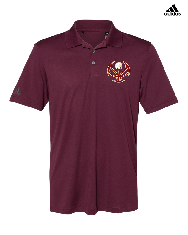 Somerset College Prep Basketball Silhouette - Adidas Men's Performance Polo