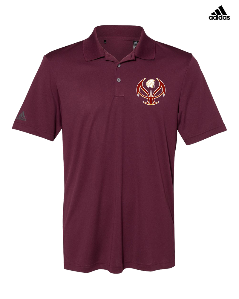 Somerset College Prep Basketball Silhouette - Adidas Men's Performance Polo