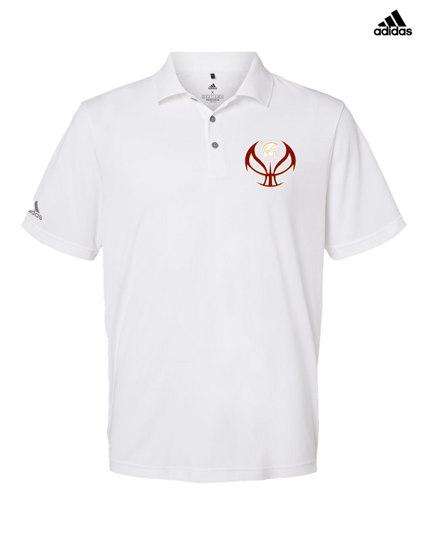 Somerset College Prep Basketball Silhouette - Adidas Men's Performance Polo