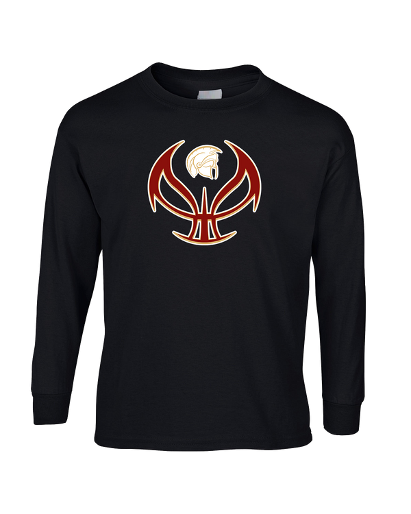 Somerset College Prep Basketball Silhouette - Mens Basic Cotton Long Sleeve