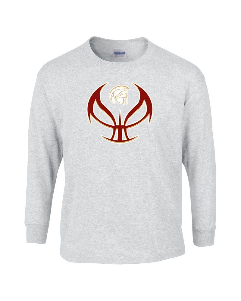 Somerset College Prep Basketball Silhouette - Mens Basic Cotton Long Sleeve