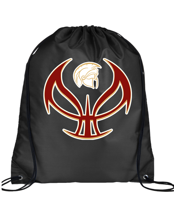 Somerset College Prep Basketball Silhouette - Drawstring Bag