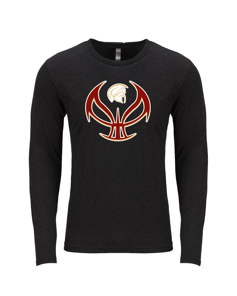 Somerset College Prep Basketball Silhouette - Tri Blend Long Sleeve