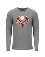 Somerset College Prep Basketball Silhouette - Tri Blend Long Sleeve