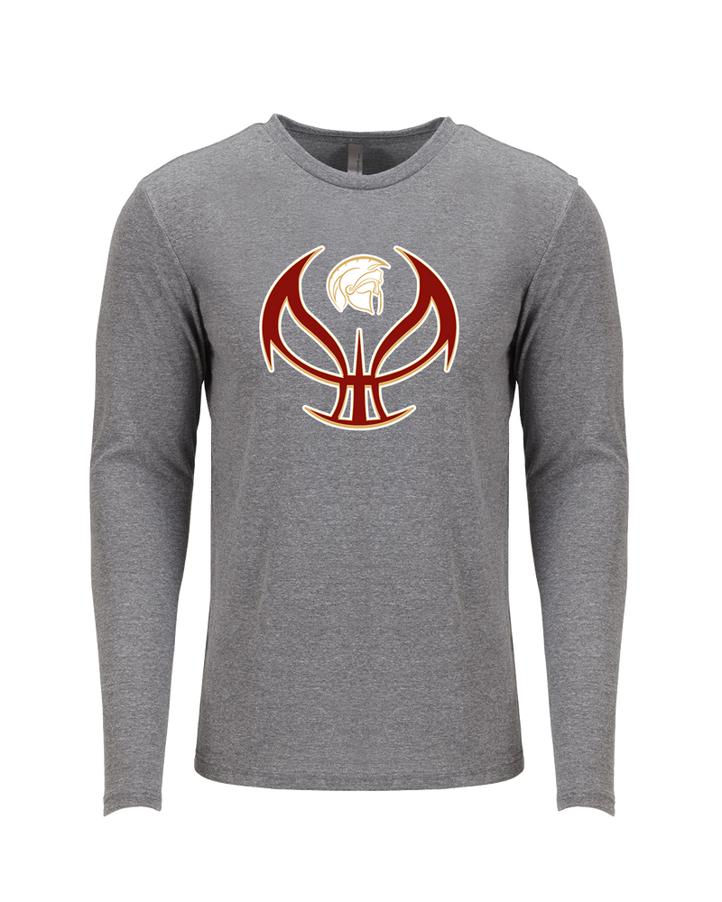 Somerset College Prep Basketball Silhouette - Tri Blend Long Sleeve