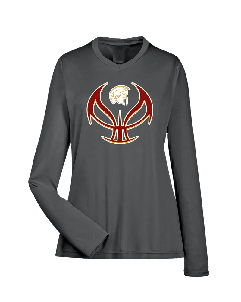 Somerset College Prep Basketball Silhouette - Womens Performance Long Sleeve