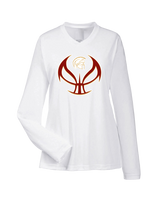 Somerset College Prep Basketball Silhouette - Womens Performance Long Sleeve