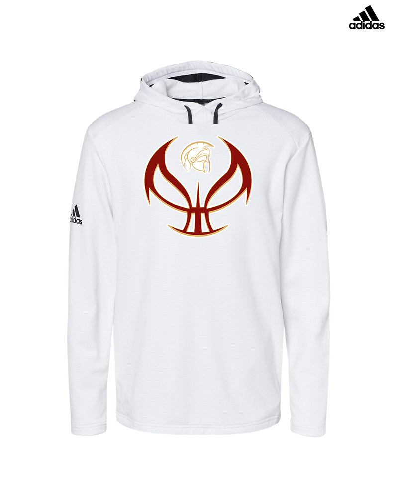 Somerset College Prep Basketball Silhouette - Adidas Men's Hooded Sweatshirt