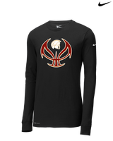 Somerset College Prep Basketball Silhouette - Nike Dri-Fit Poly Long Sleeve