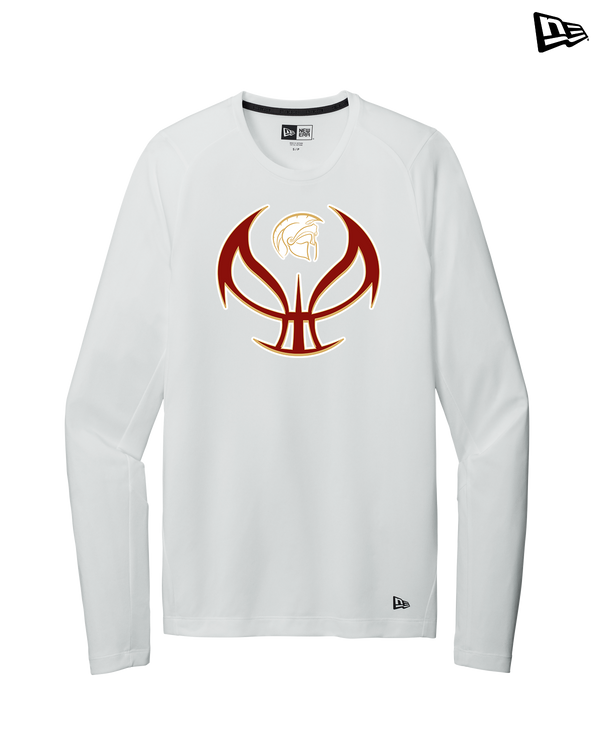 Somerset College Prep Basketball Silhouette - New Era Long Sleeve Crew