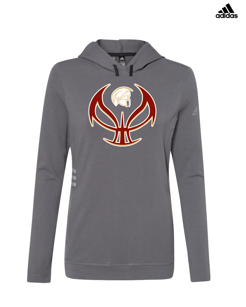 Somerset College Prep Basketball Silhouette - Adidas Women's Lightweight Hooded Sweatshirt