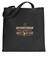 Somerset College Prep Volleyball Leave It On The Court - Tote Bag