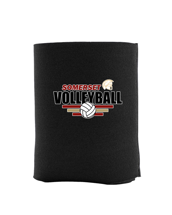 Somerset College Prep Volleyball Logo - Koozie