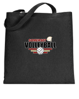 Somerset College Prep Volleyball Logo - Tote Bag