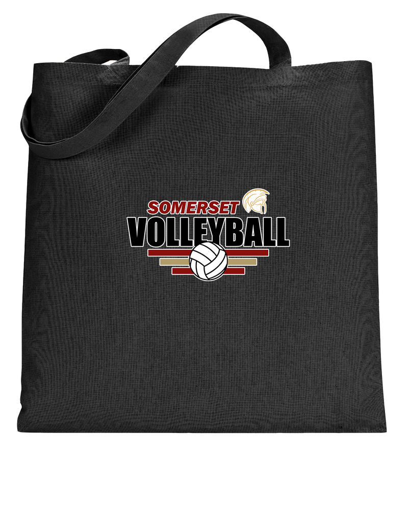 Somerset College Prep Volleyball Logo - Tote Bag