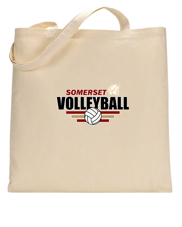 Somerset College Prep Volleyball Logo - Tote Bag