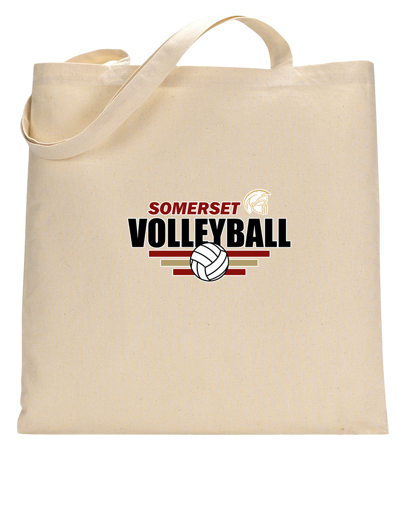 Somerset College Prep Volleyball Logo - Tote Bag