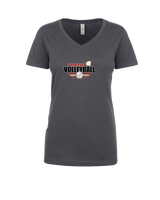 Somerset College Prep Volleyball Logo - Womens V-Neck