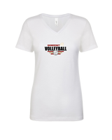 Somerset College Prep Volleyball Logo - Womens V-Neck