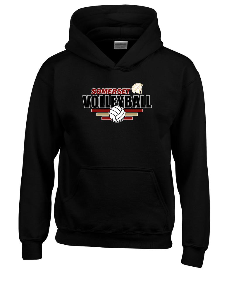 Somerset College Prep Volleyball Logo - Youth Hoodie