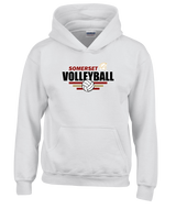 Somerset College Prep Volleyball Logo - Youth Hoodie