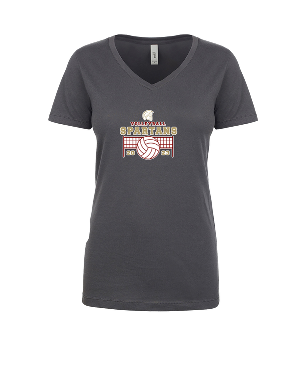 Somerset College Prep Volleyball VB Net - Womens V-Neck