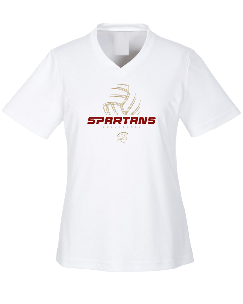 Somerset College Prep Volleyball VB Outline - Womens Performance Shirt