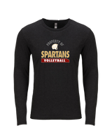 Somerset College Prep Volleyball VB Property - Tri Blend Long Sleeve