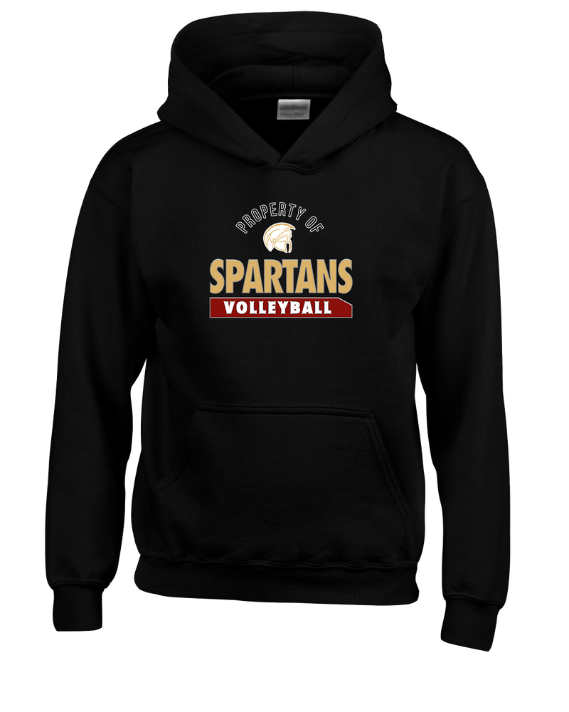 Somerset College Prep Volleyball VB Property - Youth Hoodie