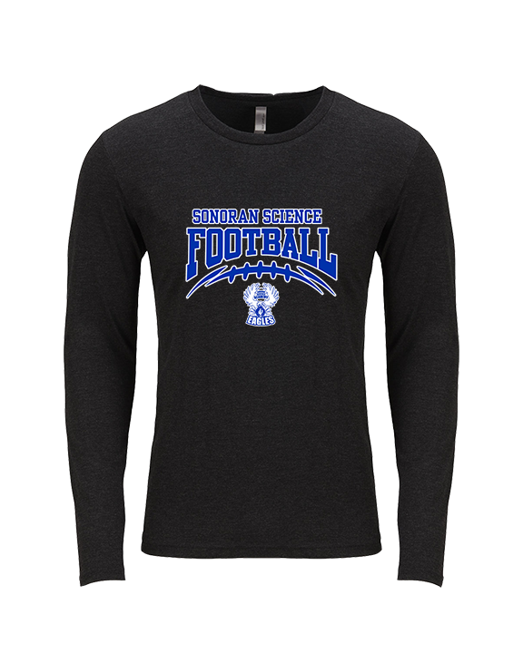 Sonoran Science Academy Football School Football - Tri-Blend Long Sleeve