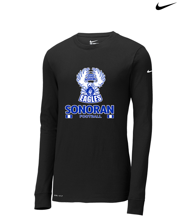 Sonoran Science Academy Football Square - Mens Nike Longsleeve