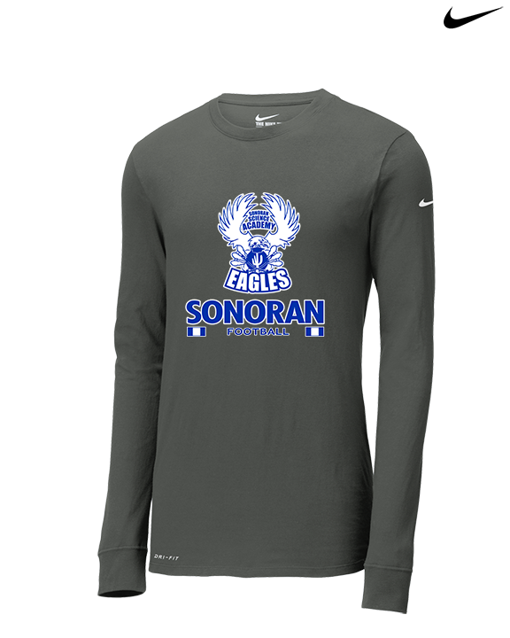 Sonoran Science Academy Football Square - Mens Nike Longsleeve