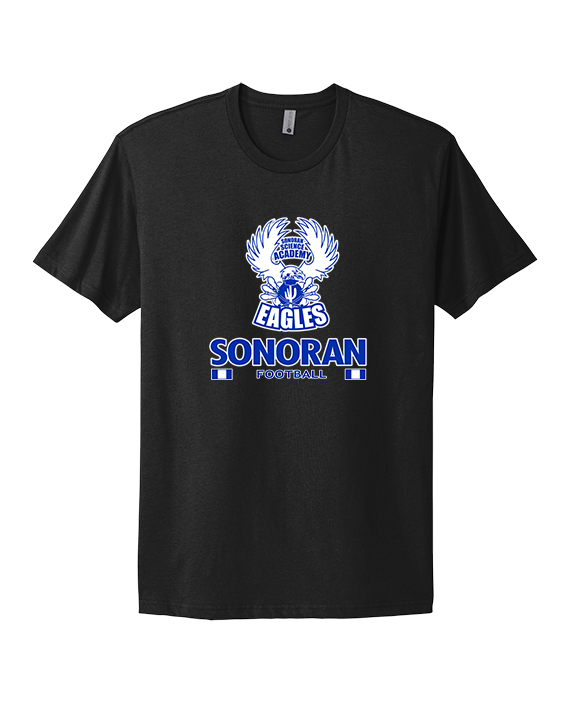 Sonoran Science Academy Football Square - Mens Select Cotton T-Shirt