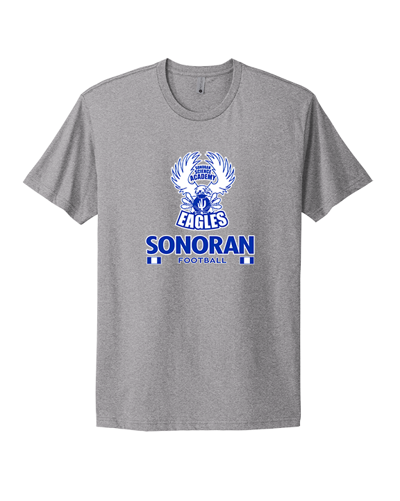 Sonoran Science Academy Football Square - Mens Select Cotton T-Shirt