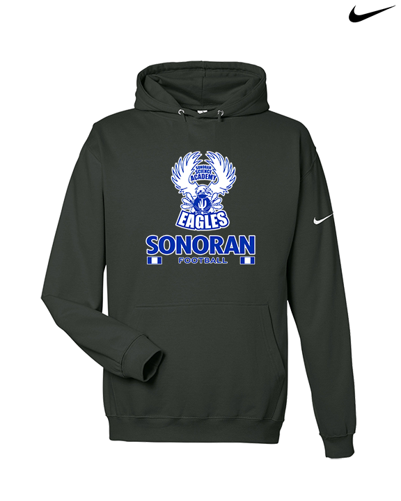 Sonoran Science Academy Football Square - Nike Club Fleece Hoodie