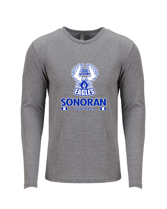 Sonoran Science Academy Football Square - Tri-Blend Long Sleeve