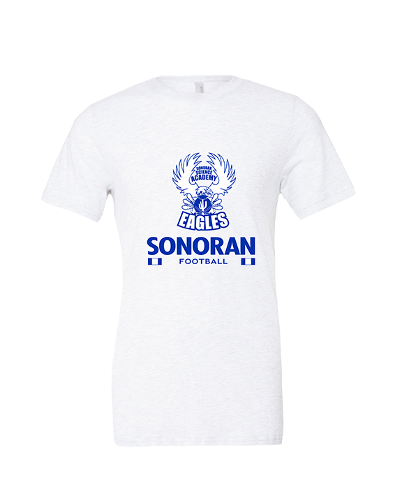 Sonoran Science Academy Football Square - Tri-Blend Shirt