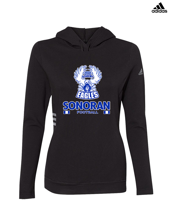 Sonoran Science Academy Football Square - Womens Adidas Hoodie