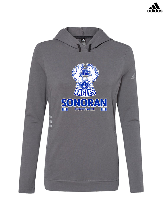 Sonoran Science Academy Football Square - Womens Adidas Hoodie