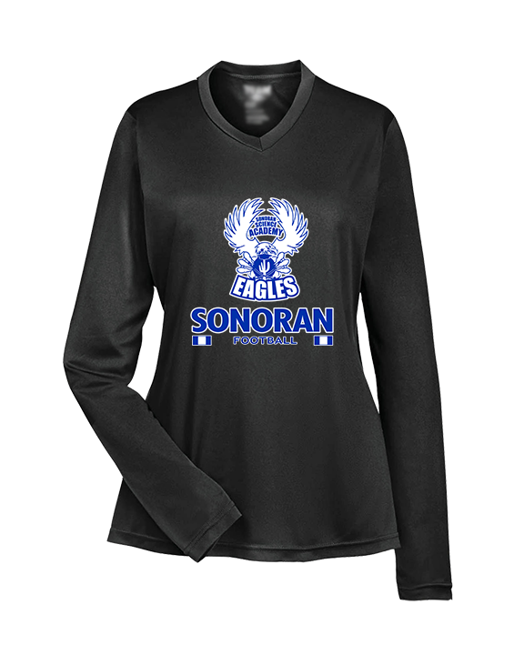 Sonoran Science Academy Football Square - Womens Performance Longsleeve