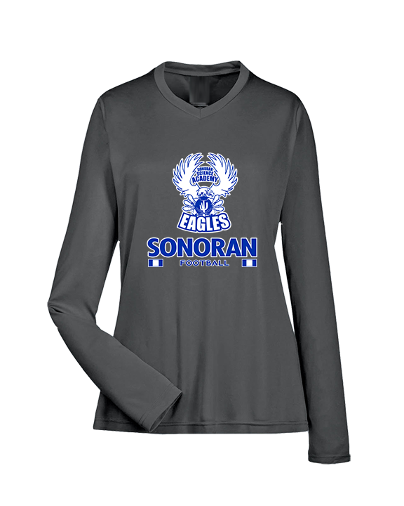 Sonoran Science Academy Football Square - Womens Performance Longsleeve