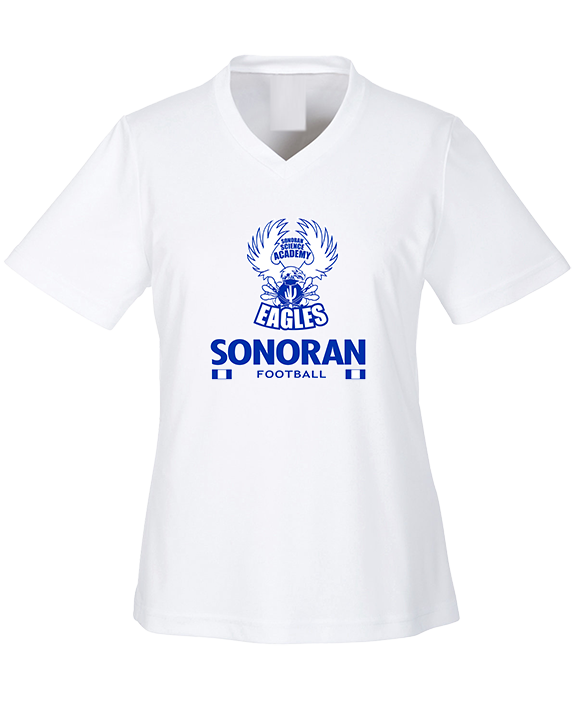 Sonoran Science Academy Football Square - Womens Performance Shirt