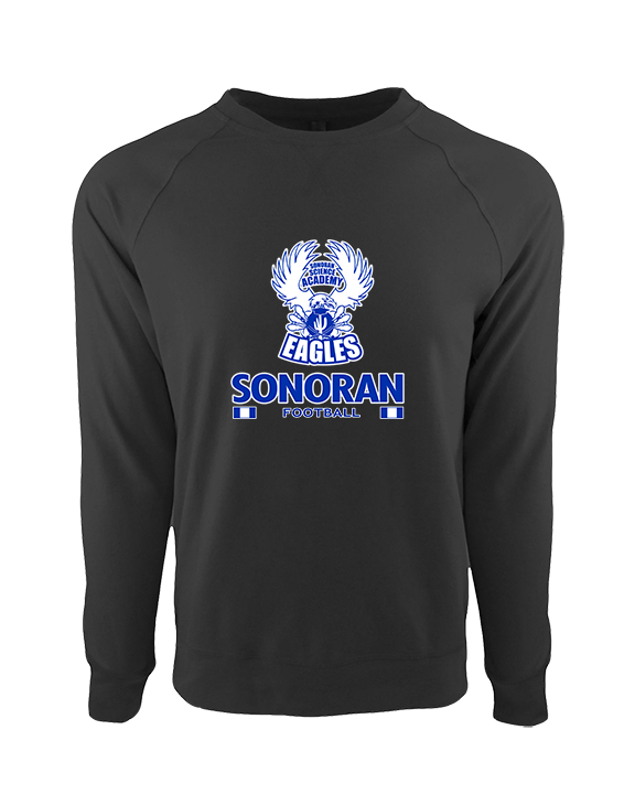 Sonoran Science Academy Football Stacked - Crewneck Sweatshirt