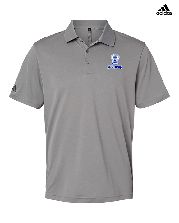 Sonoran Science Academy Football Stacked - Mens Adidas Polo