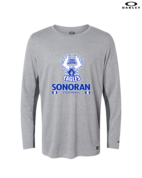 Sonoran Science Academy Football Stacked - Mens Oakley Longsleeve