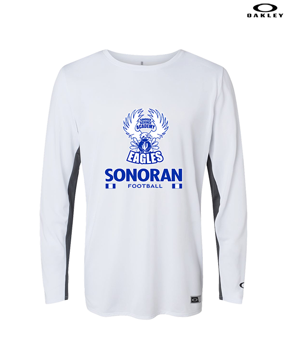 Sonoran Science Academy Football Stacked - Mens Oakley Longsleeve