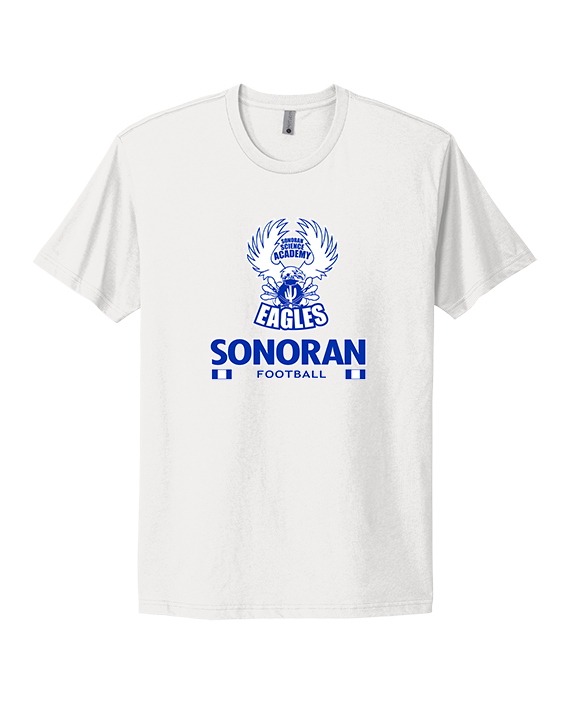 Sonoran Science Academy Football Stacked - Mens Select Cotton T-Shirt