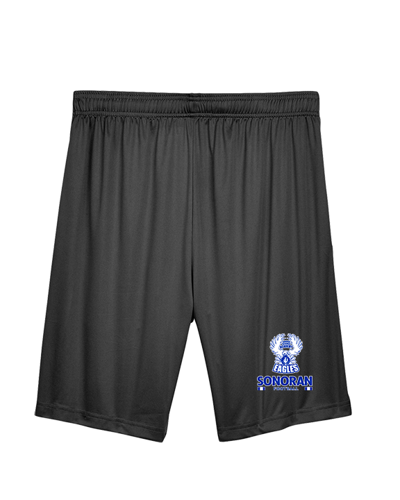 Sonoran Science Academy Football Stacked - Mens Training Shorts with Pockets